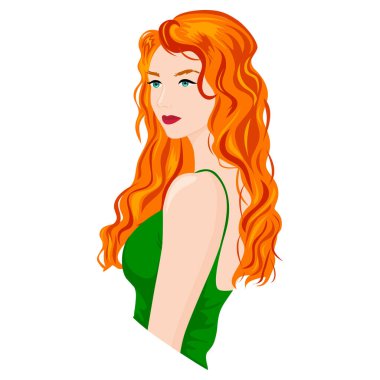 Güzel kız. Profil fotoğrafı, siluet profili. Kadın avatar profili. Erkek profili simgeleri.