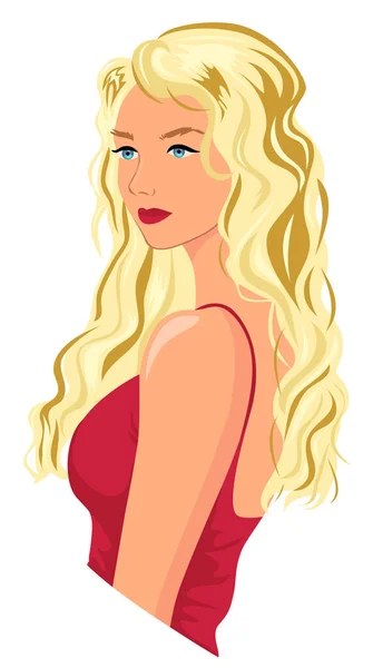 Vacker Flicka Profilbild Siluettprofil Kvinnlig Avatarprofil Ikoner För Manlig Profil — Stock vektor