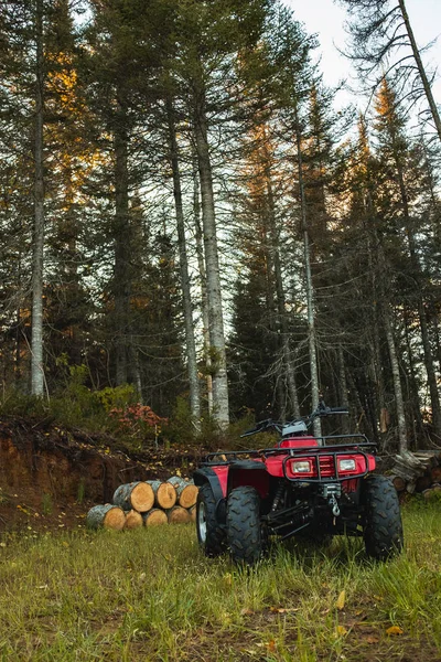 Dört Tekerlekli Bir Atv — Stok fotoğraf