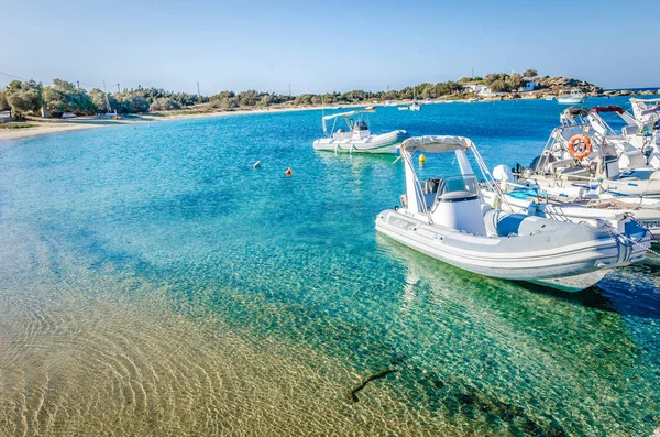 Smaragdgrüne Strände von Naxos, Griechenland — Stockfoto