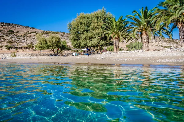 Smaragdové pláže na ostrově Naxos, Řecko — Stock fotografie