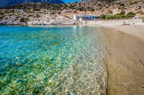 ギリシャ、ナクソスのエメラルド ビーチ — ストック写真