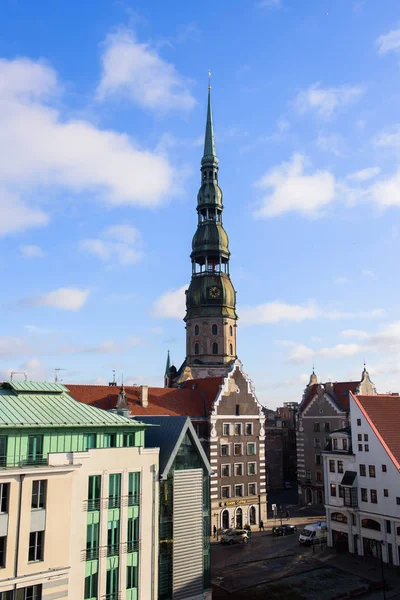 Peters Church Riga Latvia — Stock Photo, Image