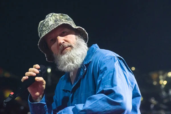 RIGA, LATVIA. 28 Şubat 2020. Amerikalı grup LIMP BIZKIT Arena Riga 'da sahne aldı.