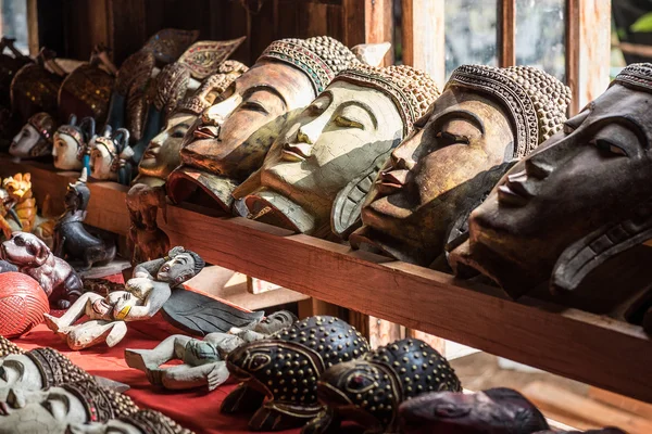 Máscara de piedra antigua —  Fotos de Stock