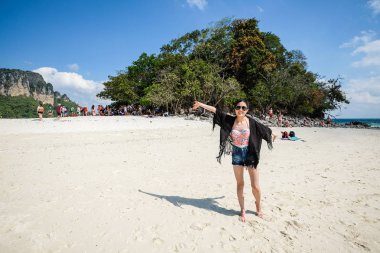 Turizm, Tayland, Asya sahilinde. Thailan adasında bambu