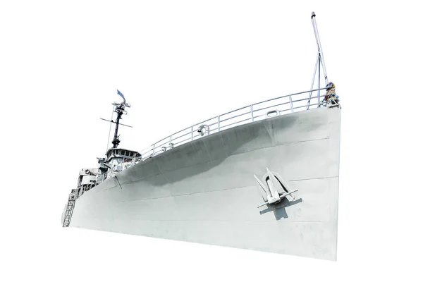 Battleship isolate white background — Stock Photo, Image