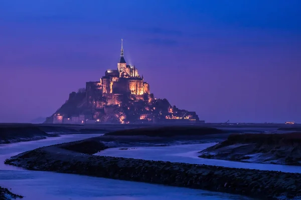 Mont Saint Michel, Fransa — Stok fotoğraf