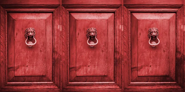 Porta de cabeça de leão Knocke — Fotografia de Stock