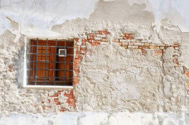 metin için yer ile eski duvar tuğla duvar