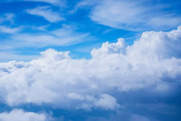 Σύννεφα Προβολή Από Αεροπλάνο — Φωτογραφία Αρχείου