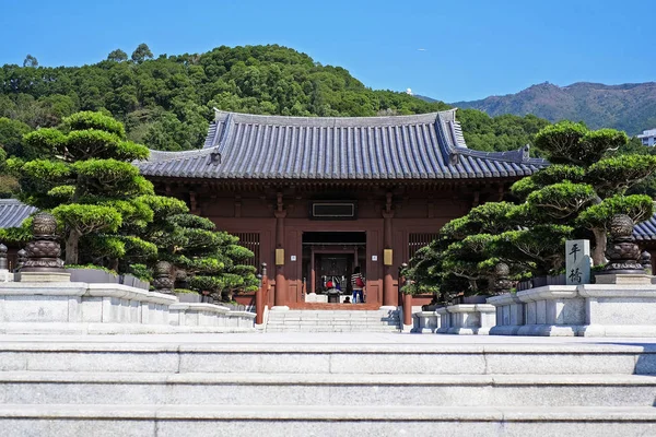 Nan Lian Garden, Это государственный общественный парк, Коулун, Гонконг Ко — стоковое фото