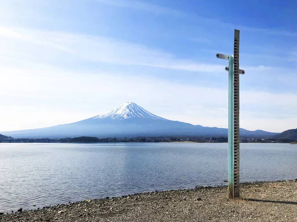 Japonya Daki Fuji Dağı Kawaguchiko Gölü Nün Güzel Manzarası — Stok fotoğraf