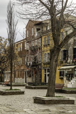 Pitoresk Adası, Murano, Adriyatik kıyısındaki Venedik Lagünü cam üretiminde ünlü