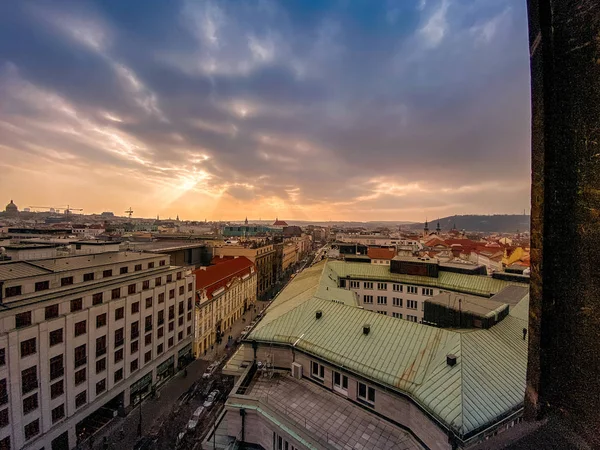 Praha z výše — Stock fotografie