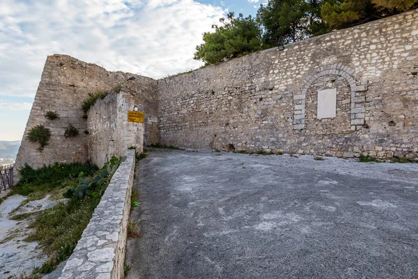 Όμορφη Γραφική Παλιά Ψαρόπολη Της Vieste Χερσόνησος Gargano Περιοχή Apulia — Φωτογραφία Αρχείου