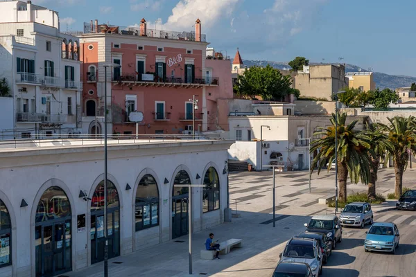 Manfredonia Středomořské Přístavní Město Regionu Apulia Garganský Poloostrov Součástí Jeho — Stock fotografie