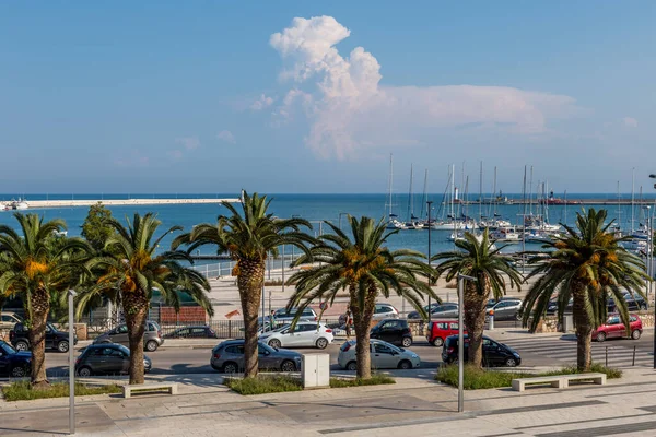 Manfredonia Středomořské Přístavní Město Regionu Apulia Garganský Poloostrov Součástí Jeho — Stock fotografie