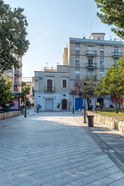 Manfredonia Una Ciudad Portuaria Mediterránea Región Apulia Península Gargano Parte — Foto de Stock