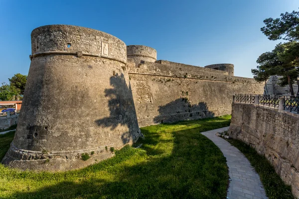 Manfredonia Hamnstad Vid Medelhavet Apulien Gargano Halvön Del Dess Mark — Stockfoto