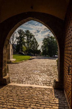 İtalya Sarayı, Kutna Hora 'daki Kraliyet Sarayı, Çek Cumhuriyeti, Avrupa. UNESCO Dünya Mirası Alanı,