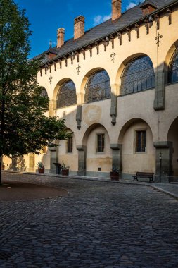 İtalya Sarayı, Kutna Hora 'daki Kraliyet Sarayı, Çek Cumhuriyeti, Avrupa. UNESCO Dünya Mirası Alanı,