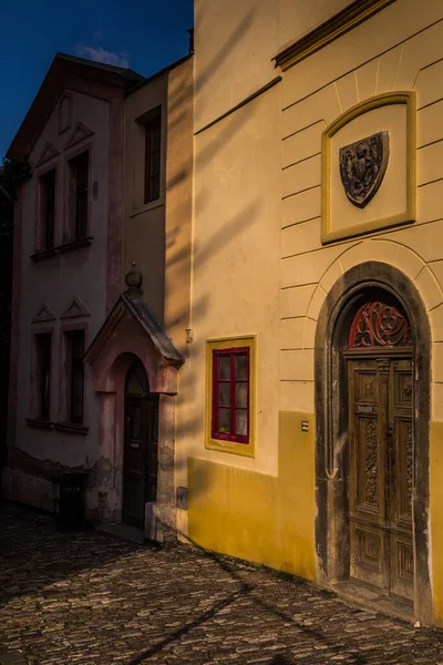 Casas Históricas Rua Centro Kutna Hora República Checa Europa Património — Fotografia de Stock