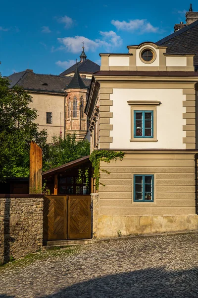 Historic Houses Center Kutna Hora Czech Republic Europe Unesco World — Stock Photo, Image