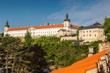 Kutna Hora 'daki Cizvit Üniversitesi, Çek Cumhuriyeti, Avrupa. UNESCO Dünya Mirası Alanı