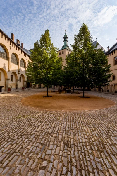 İtalya Sarayı, Kutna Hora 'daki Kraliyet Sarayı, Çek Cumhuriyeti, Avrupa. UNESCO Dünya Mirası Alanı,
