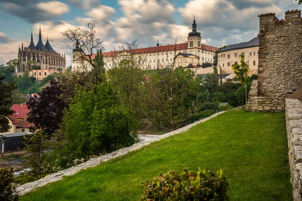 Katedra Barbary Kolegium Jezuitów Kutnej Górze Czechy Europa Lista Światowego — Zdjęcie stockowe