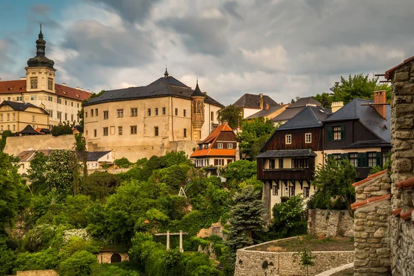 Historic Houses Center Kutna Hora Czech Republic Europe Unesco World — Stock Photo, Image