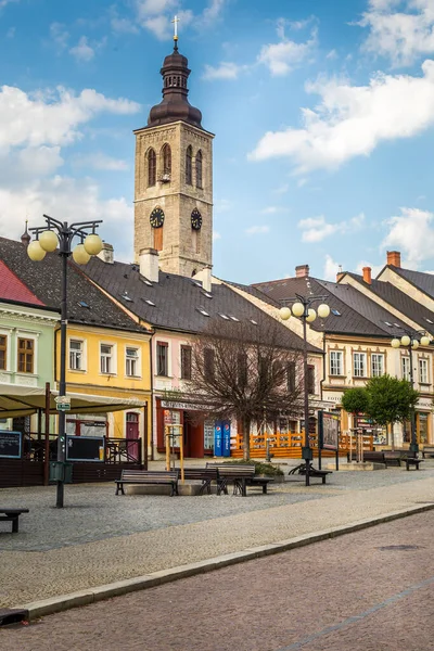 Historické Domy Náměstí Centru Kutné Hory České Republice Evropa Seznam — Stock fotografie