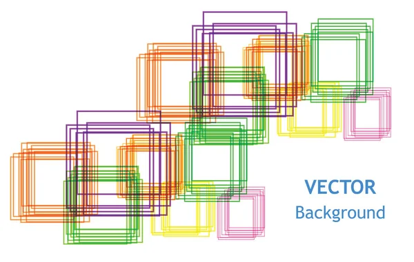 Vector fundo quadrado — Vetor de Stock