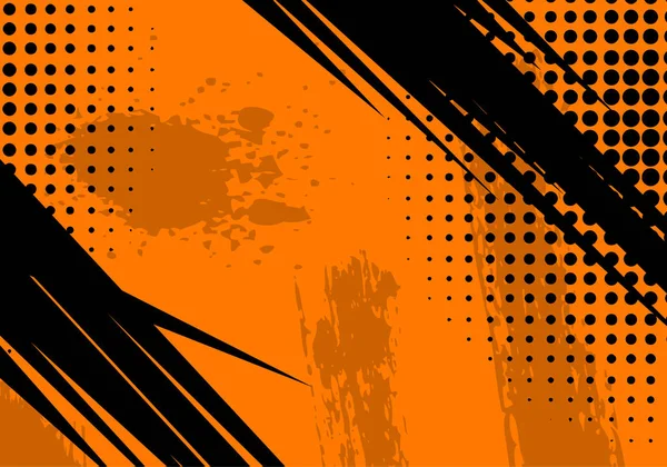 Oranžový Grunge pozadí a textury — Stockový vektor