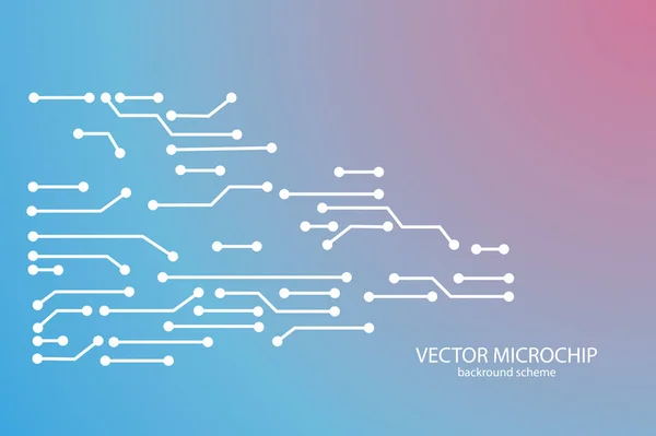 Fondo de microchip vectorial — Archivo Imágenes Vectoriales