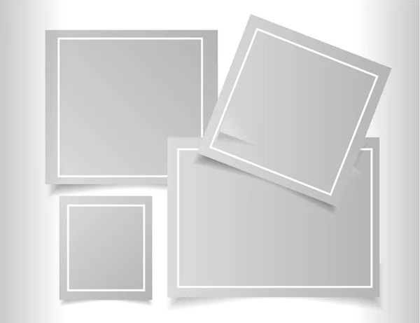 Photo Frames Design Background — Stock Vector