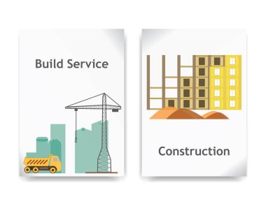 İnşaat vektör afiş