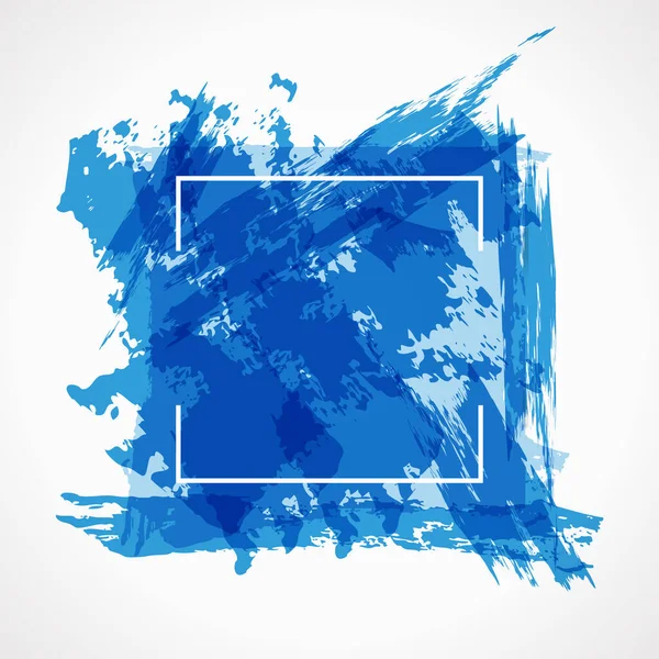 Blue splash on white. Abstract grunge background — Stock Photo, Image