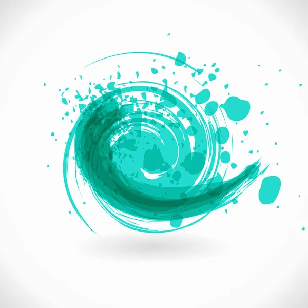 Grunge Curl. Abstract swirl brush Symbol. Graphic Design Elements — Stock Photo, Image