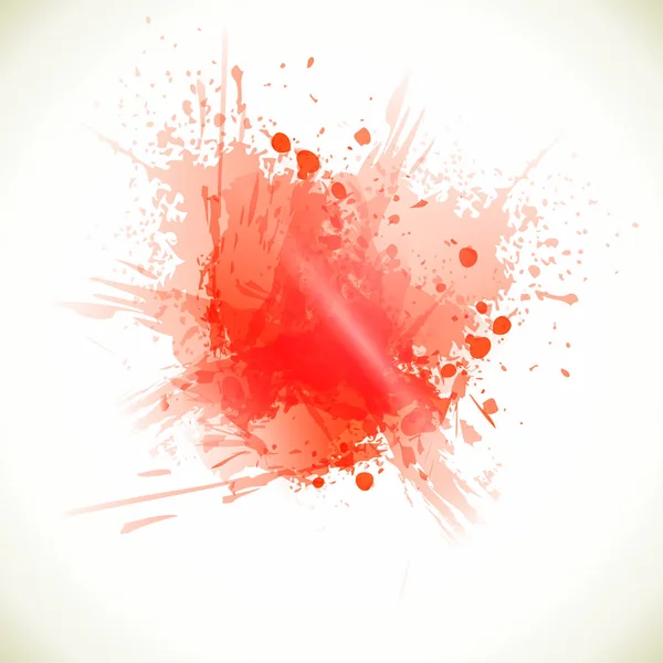 Abstract color ink grunge background. Orange watercolor splash on white — Stock Photo, Image