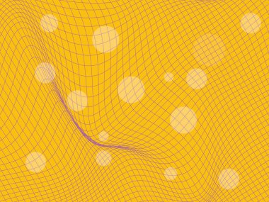 Soyut dalga hattı fütüristik arka plan şablonu. Sıvı renk tasarım posteri. Moda dijital dinamik şekiller kompozisyonu. Jpeg illüstrasyonu