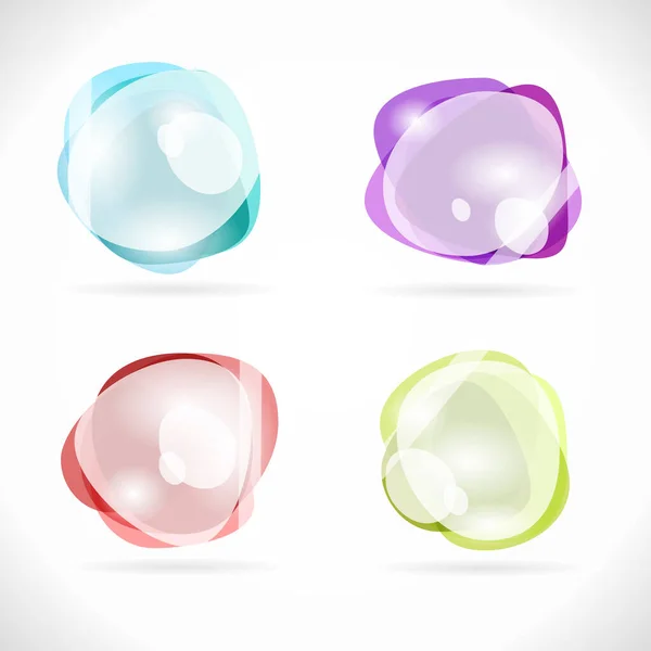 Icono Burbujas Colores Elementos Abstractos Diseño Aire Ilustración Jpeg — Foto de Stock
