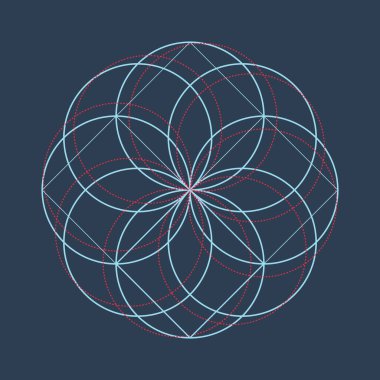 Soyut çember arkaplanı. Geomtric basit sanat. Geometrik Şekiller. Kapak Tasarımı. Jpeg illüstrasyonu.