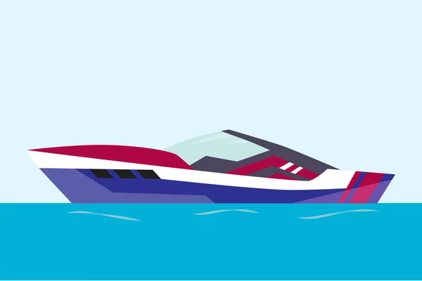 Jpeg Ilustração Iate Moderno Navio Transporte Marítimo Barco Transporte — Fotografia de Stock
