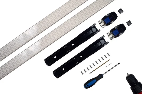 Process of assembling NNN-binding for cross-country ski. Isolate