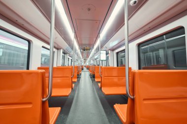 Helsinki, Finland - December 19 2017; Helsinki metro, Urheilupuiston station