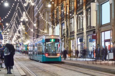 Şehir, Helsinki, Finlandiya ortasına modern tramvay