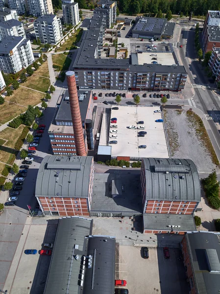 Aerial view of Sibelius Hall in Lahti, Finland. — Stok fotoğraf