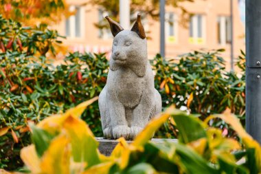 Joensuu, Finland - October 3, 2019: Sculpture 